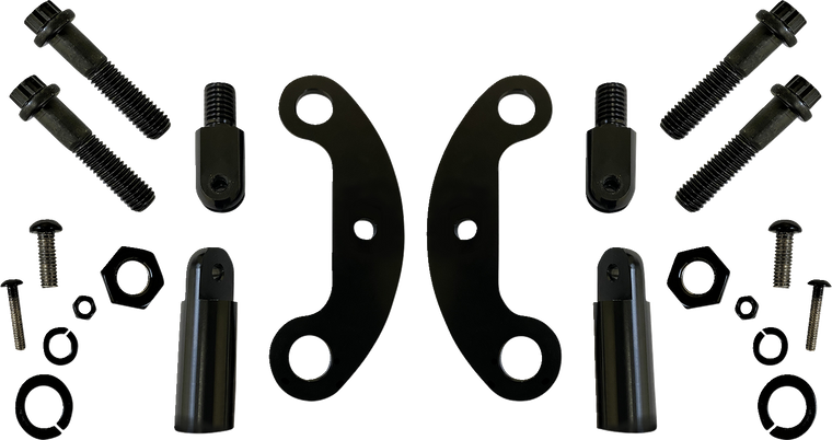 Custom Dynamics - Fog Light Mount - Black - Caliper Mounts for ProBEAM Fog Lights - PB-FOG-MOUNT-B