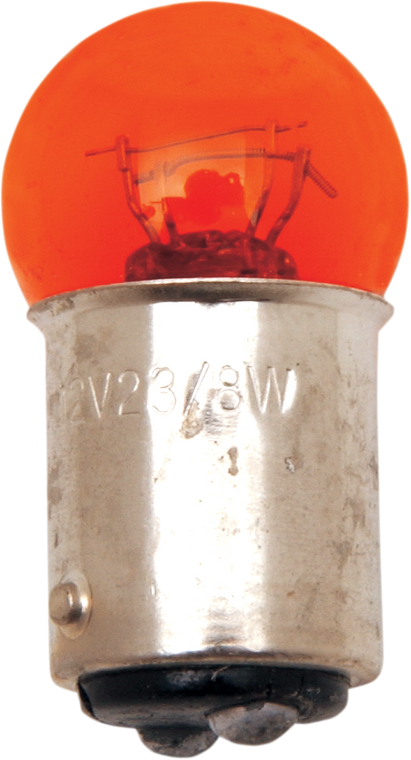 Drag Specialties - Globe Bulb - Amber - Small Globe Bulb - AT-2144GY