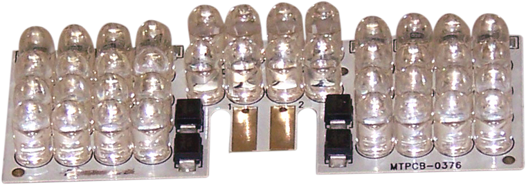 Custom Dynamics - LED Fender Tip Boards - Red - LED Fender Tip Board - GEN-FT-R-RUN