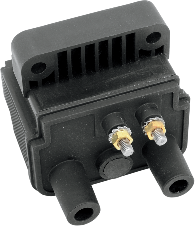 Drag Specialties - 5 Ohm Mini Ignition Coil - 12 Volt Mini Dual-Fire Ignition Coil - 15250