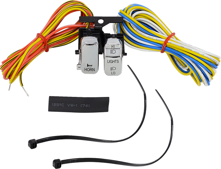 Drag Specialties - Switch Kit - Dimmer/Horn - Chrome - Handlebar Switch - H18-0333C-H