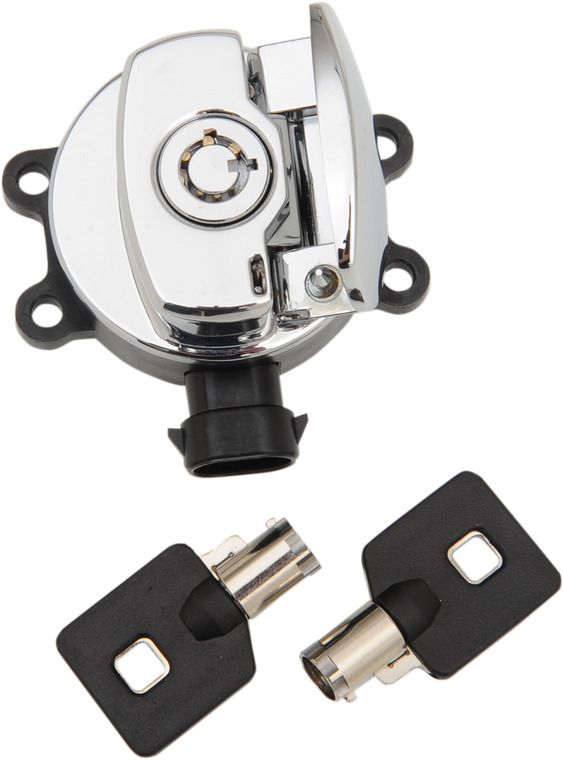 Drag Specialties - Side Hinge Ignition Switch - Chrome - Side Hinge Ignition Switch - E21-0214