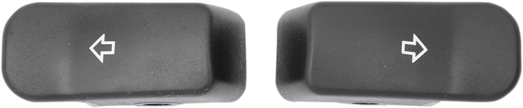 Drag Specialties - Turn Signal Switch Extension Caps - '11-'17 - Black - Turn Signal Switch Extension - 77447