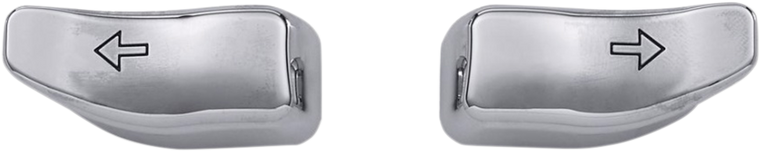 Drag Specialties - Turn Signal Switch Extension Caps - '14-'20 - Chrome - Turn Signal Switch Extension - 77679C