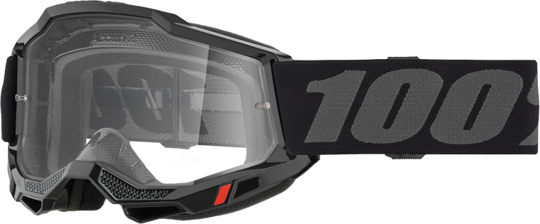 100 Percent - Accuri 2 Otg Goggle Black Clear Lens - 50018-00006