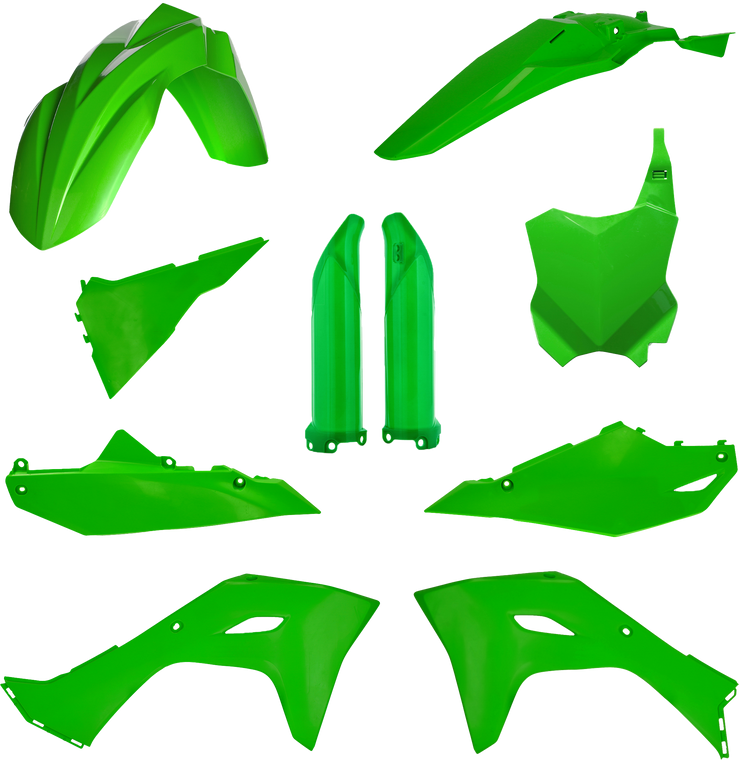 Acerbis - Full Plastic Kit Kaw Original `24 Green - 2983570006