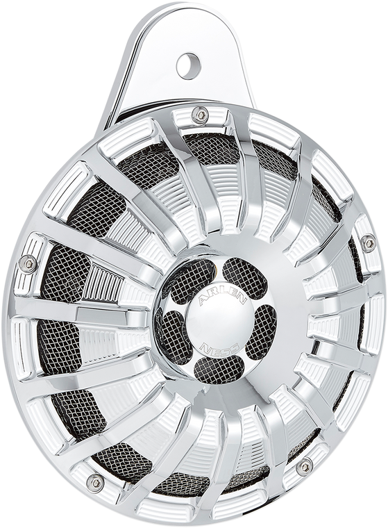 Arlen Ness - Custom Horn - 15 Spoke - Chrome - Big Twin - Billet Horn Kit - 70-261