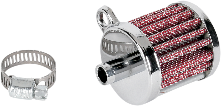 Drag Specialties - Mini Crankcase Breather - Mini Crankcase Vent Filter - 35-0322BC-114