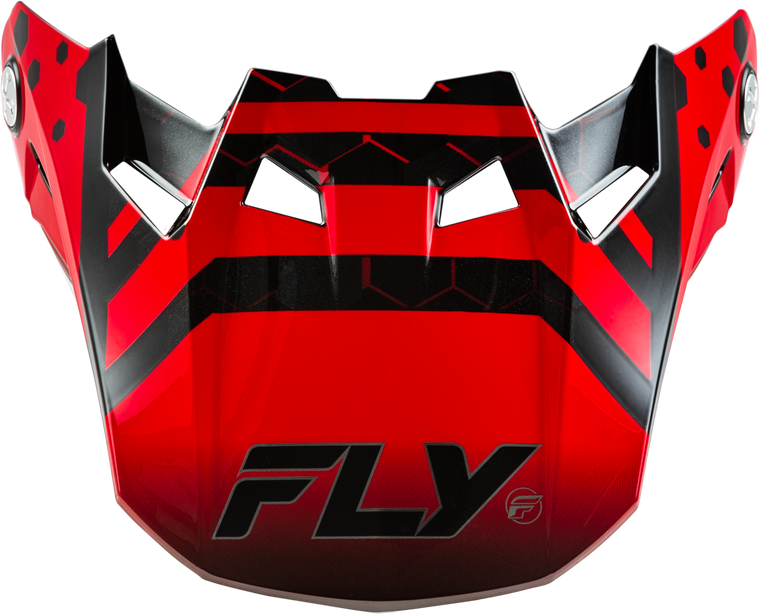Fly Racing - Formula Cc Tektonic Visor Black/red/orange Md/lg - 73-4338