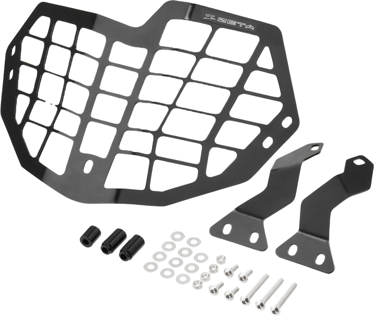 Zeta - Headlight Guard Black Hon - ZE52-4115