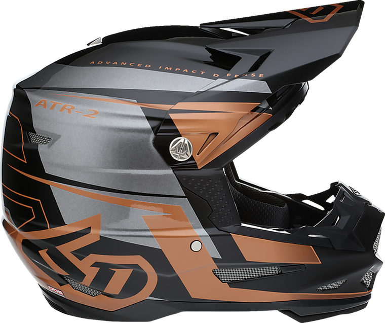 6d Helmets - Helmet Offroad Atr2 Mach Bz/gy/bk 2x - 514963