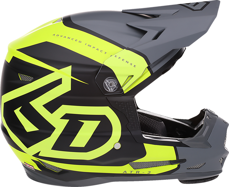 6d Helmets - Helmet Offroad Youth Atr2 Torq Ne-yl Sm - 1687727