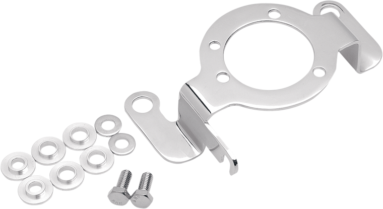 Drag Specialties - Mikuni Support Bracket - '92-'06 - Chrome Carb Support Bracket with Choke Cable Mount - 120074-BC3
