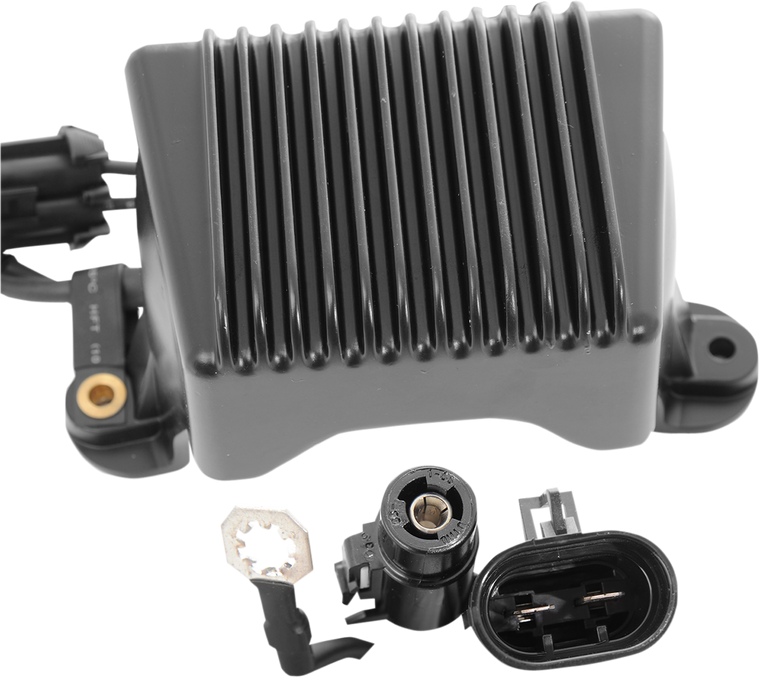 Drag Specialties - Regulator - FL '04-'05 - Black - Solid-State Regulator - 74505-04