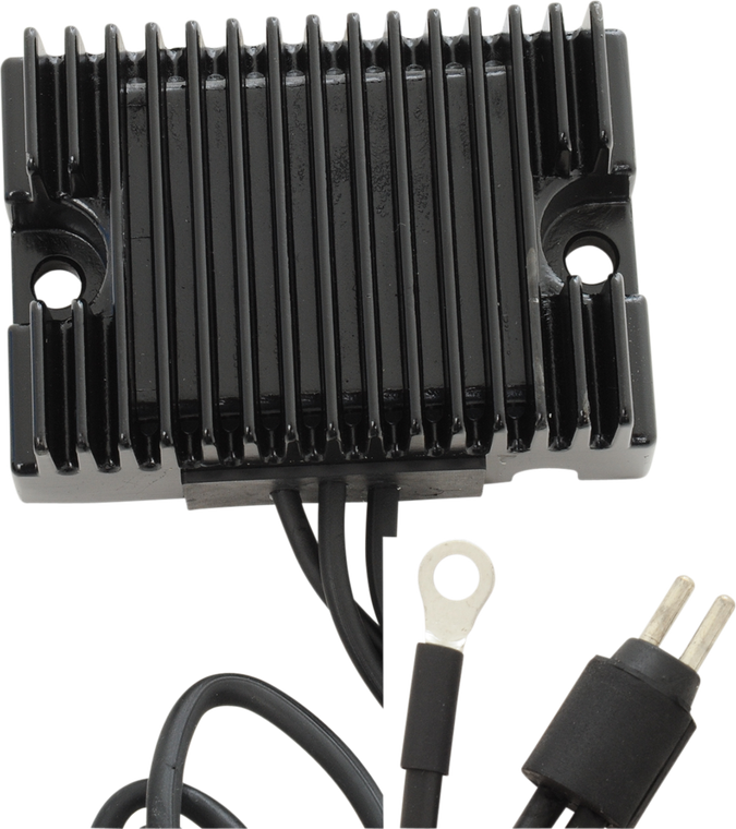 Drag Specialties - Regulator - XL '92-'93 - Black - Solid-State Regulator - 74523-92BK