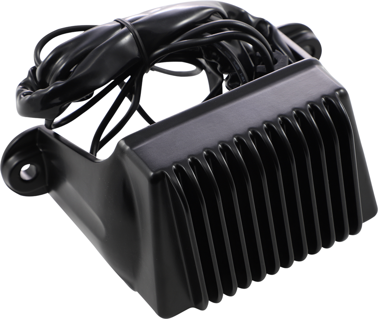 Drag Specialties - Regulator - FL '02-'03 - Black - Premium Voltage Regulator - 74505-02BLK