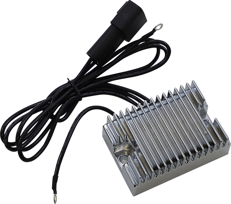 Drag Specialties - Regulator - FX/FLST '00 - Chrome - Premium Voltage Regulator - 74512-00CHR