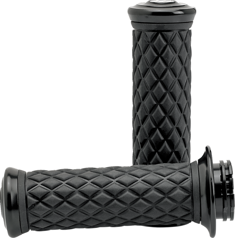 Biltwell - Grip Set Alumicore 1" Tbw Blk - 6608-201-01