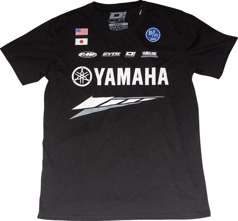 D'cor Visuals - T Shirt Factory Yamaha Xl Black - 80-126-4