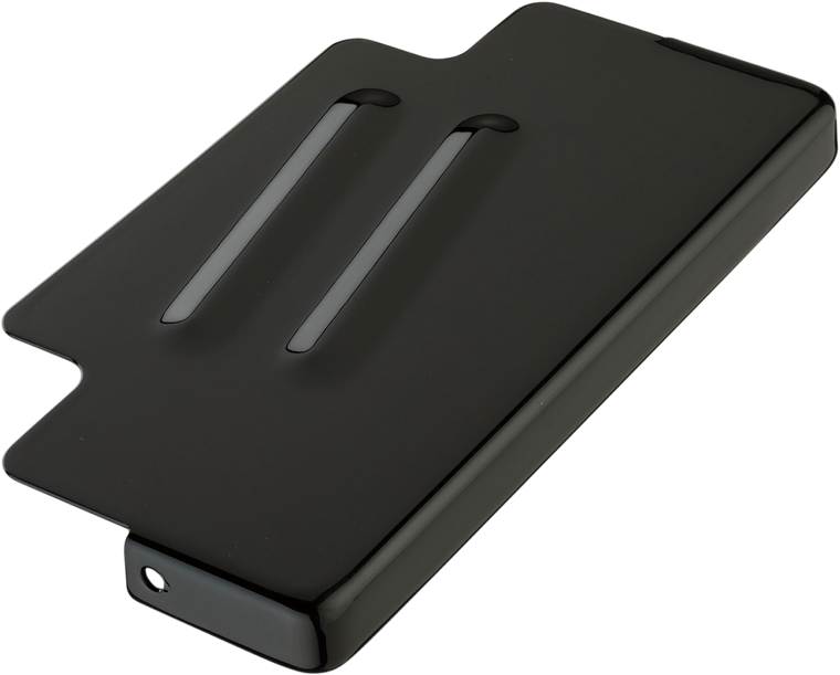 Drag Specialties - Battery Top Cover - Black - '91-'96 FXD - Gloss Black Battery Top Cover - 74514B