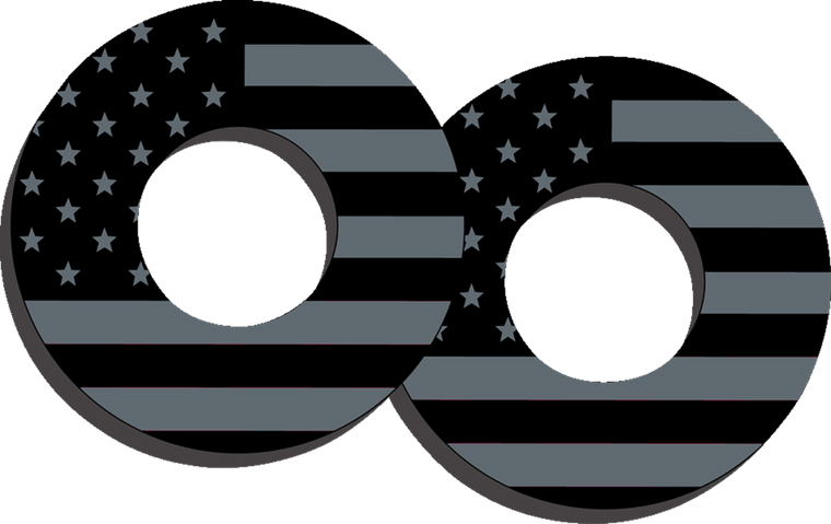 Factory Effex - Grip Donut Fx Flag Bk/gy - 27-67200