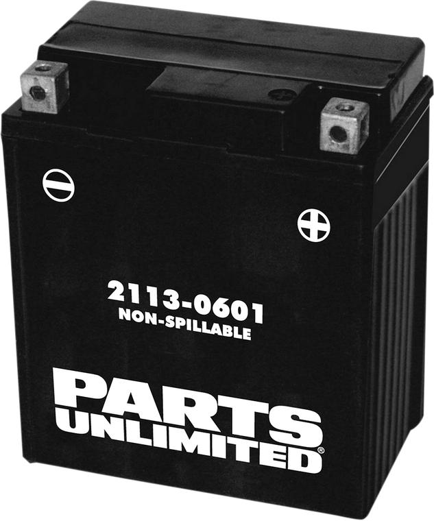 Parts Unlimited - AGM Battery - YTZ8V - Factory-Activated AGM Maintenance-Free Battery - CTZ8V