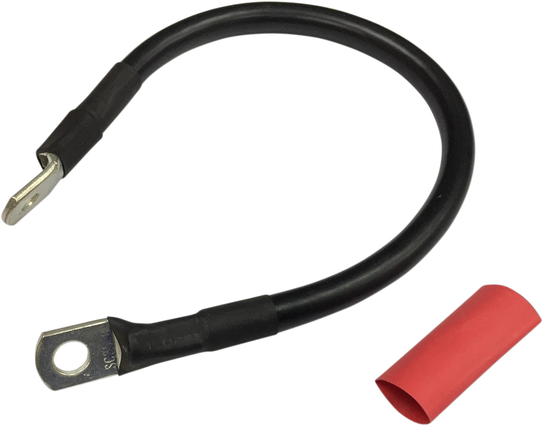 Drag Specialties - Battery Cable - 13" - Battery Cable with Optional Shrink Tube - E25-0091B-13