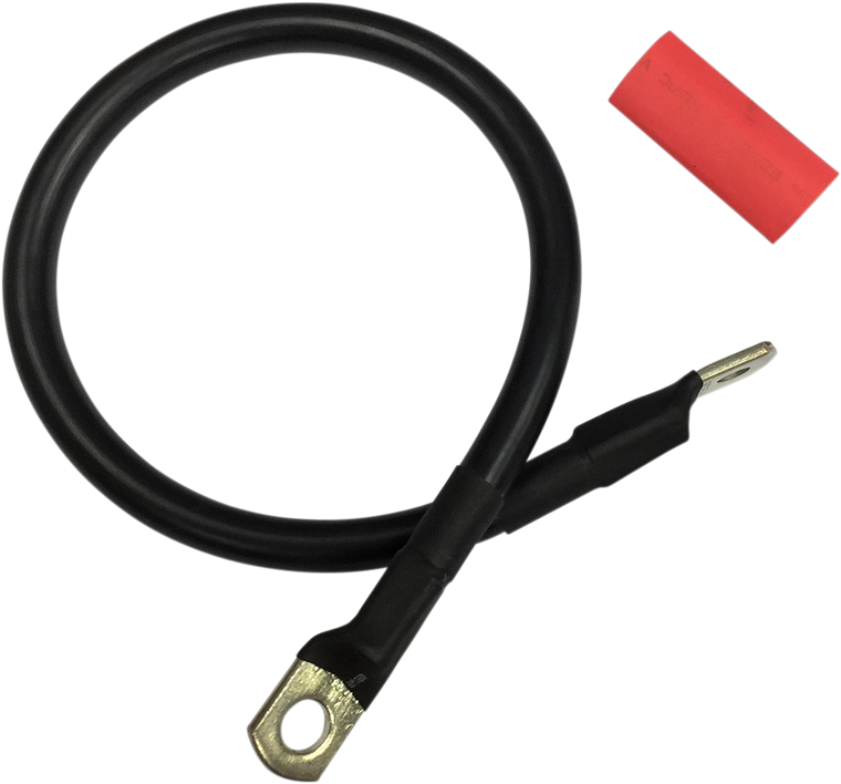 Drag Specialties - Battery Cable - 16" - Battery Cable with Optional Shrink Tube - E25-0091B-16