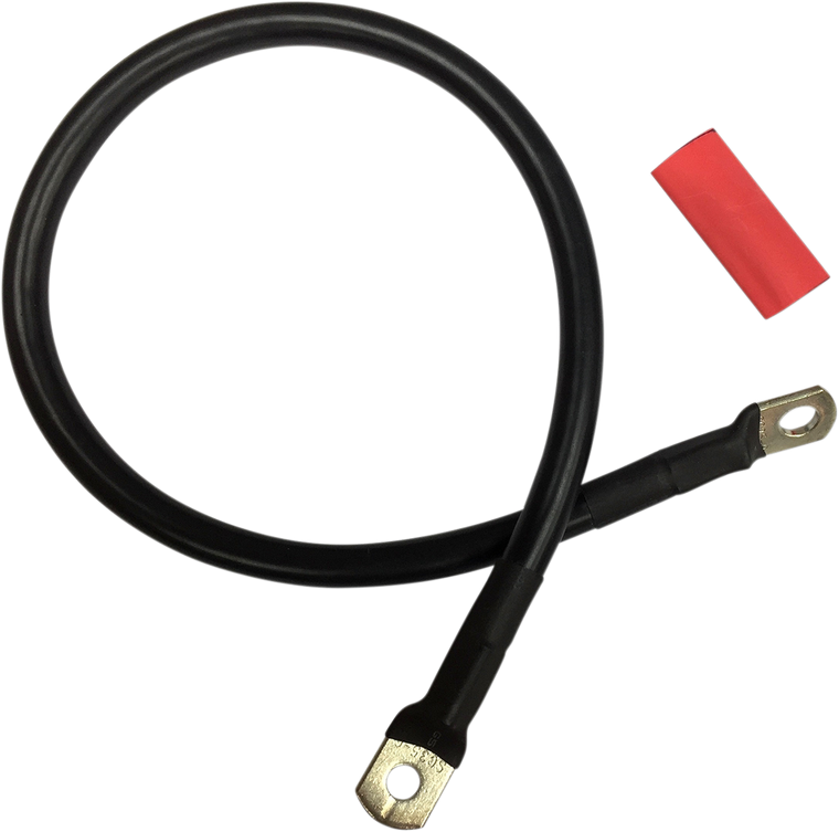 Drag Specialties - Battery Cable - 20" - Battery Cable with Optional Shrink Tube - E25-0091B-20