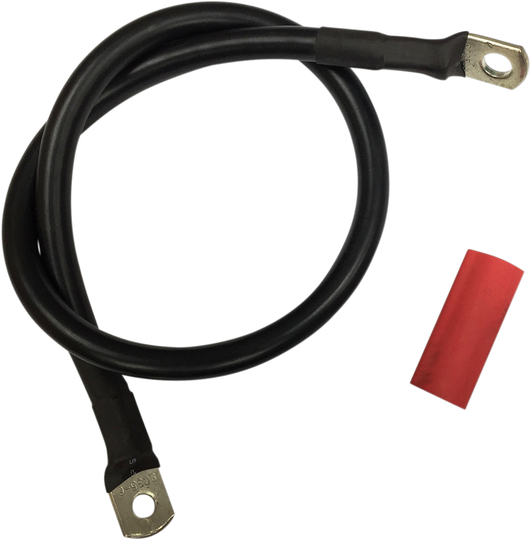 Drag Specialties - Battery Cable - 22" - Battery Cable with Optional Shrink Tube - E25-0091B-22