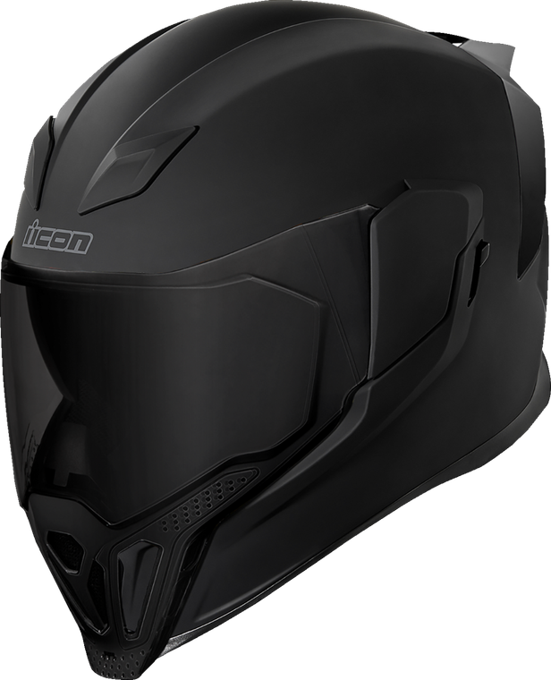 Icon - Hlmt Aflt Dark Rub Bk Lg -