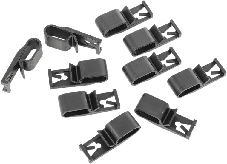Drag Specialties - Wiring Clips - 10PK - Harley Davidson - Wiring Clip - L24-0410