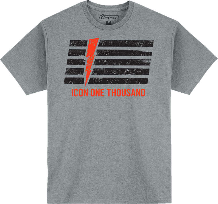 Icon - Tee Invasion Stripe Gy Md -