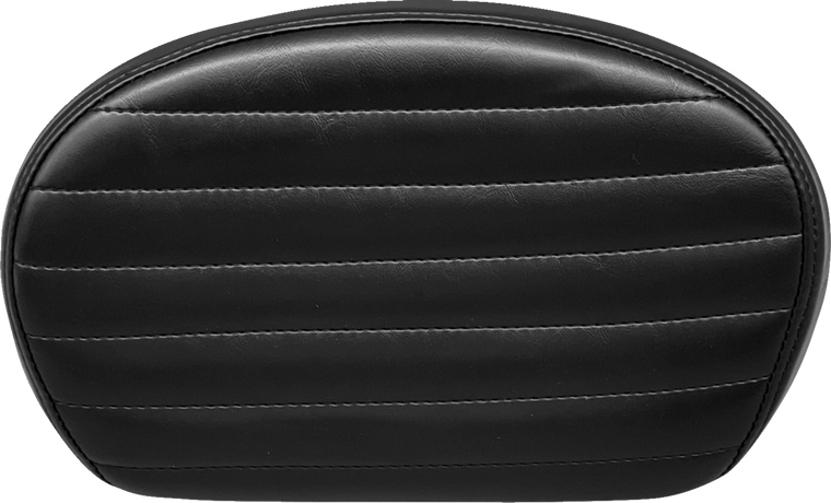 Le Pera - Pad Sissy Bar Pleated Shiny Md 08-23 Touring 18-23 Softail - L-SBP02PT-SH