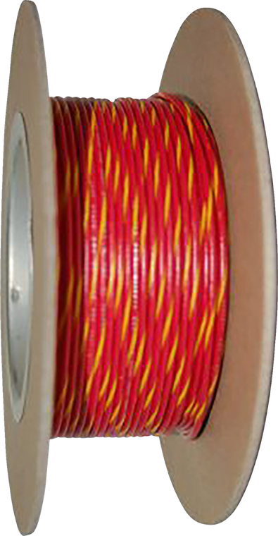 Namz - Wire 20-gauge Primary 100' Red/yellow Stripe - NWR-24-100-20