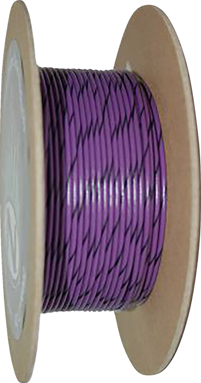 Namz - Wire 20-gauge Primary 100' Violet/black Stripe - NWR-70-100-20