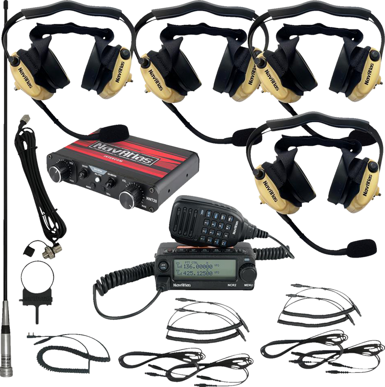 Navatlas - Intercom And Radio Kit 4 Seat Beige - NI2RBHBE4 Navatlas - Intercom And Radio Kit 4 Seat Beige - NI2RBHBE4