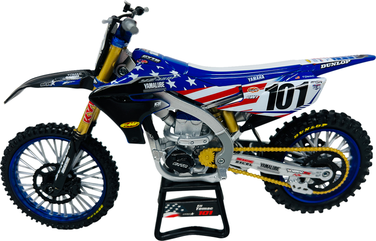 New Ray Toys - 1/12 Yamah Yz450f Motocross Of Nations Eli Tomac #101 - 58423