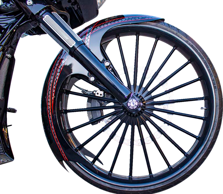 Paul Yaffe Bagger Nation - Fender Front Talon Stl 21" Tour W/blk Fender Adpt - TALON21-14L-B