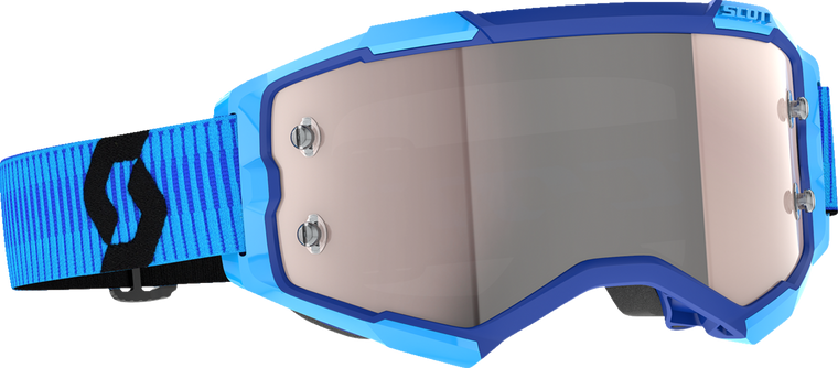 Scott - Goggle Fury Blue/black Silver Chrome Works - 272828-1034269