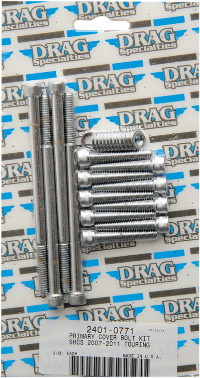 Drag Specialties - Bolt Kit - Motor - Knurled - Touring - Bolt Set - MK673