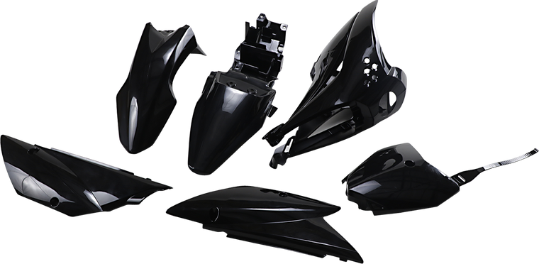 Ufo - Body Kit Klx110 Black - KA37003-001