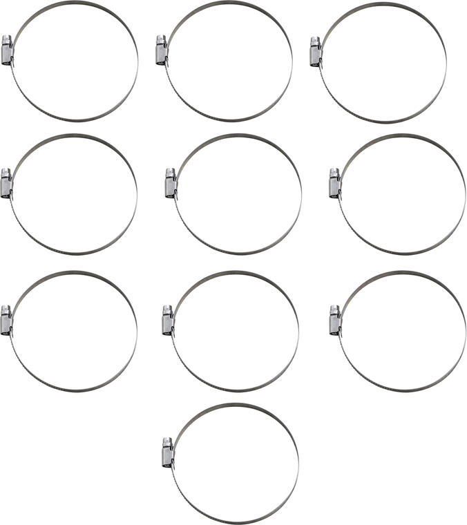 Parts Unlimited - Embossed Hose Clamp - 80-100 mm - Hose Clamp - T03-6262-10