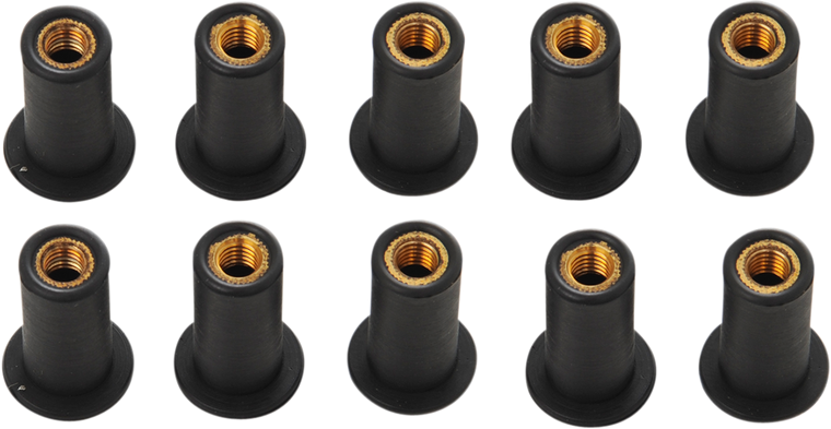 Drag Specialties - Nuts - Well - #10-32 - 10-Pack - Well Nuts - 62308