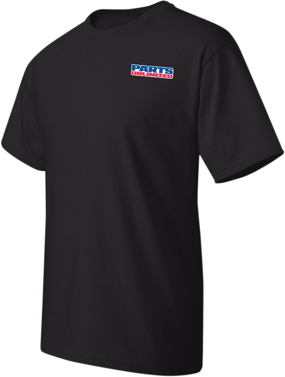 Parts Unlimited - T-Shirt - Black - 3XL - T-Shirt - 3030-15228 Parts Unlimited - T-Shirt - Black - 3XL - T-Shirt - 3030-15228