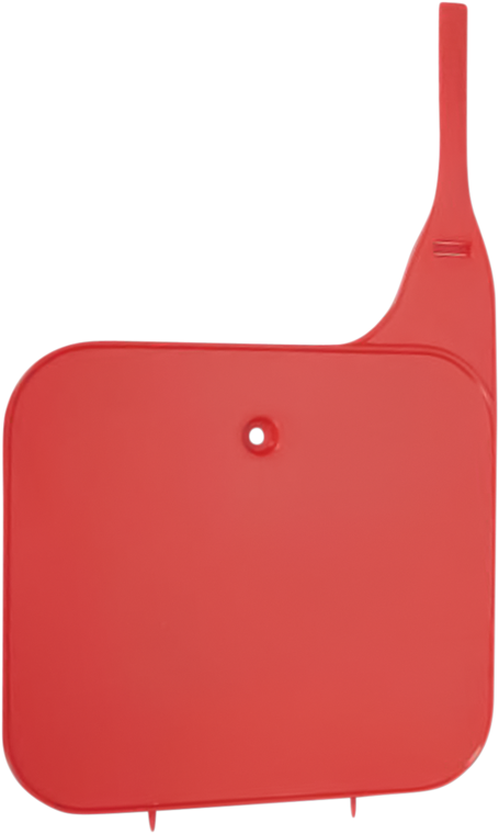 Ufo - Frt #plate Cr's 83-89 Red - HO02607061
