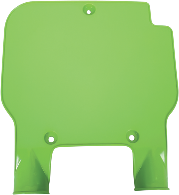 Ufo - Frt #plate Kx's 89-95 Grn - KA02720026