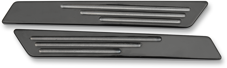 Drag Specialties - Saddlebag Hinge Inserts - Black - 14-19 - Saddlebag Hinge Inserts - 3501-0963