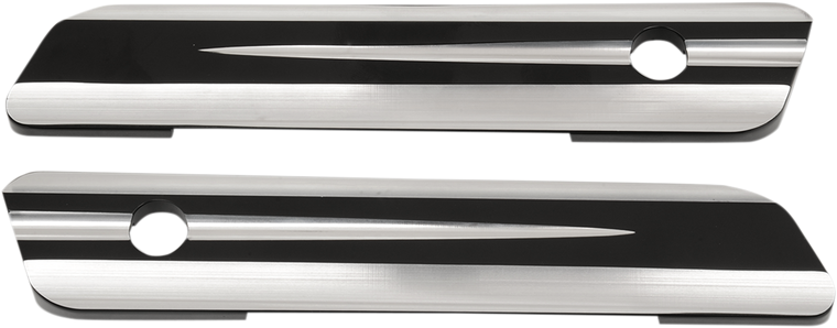 Drag Specialties - Hinge Covers - Black - FLT '14-'22 - Saddlebag Hinge Covers - S77-0149B