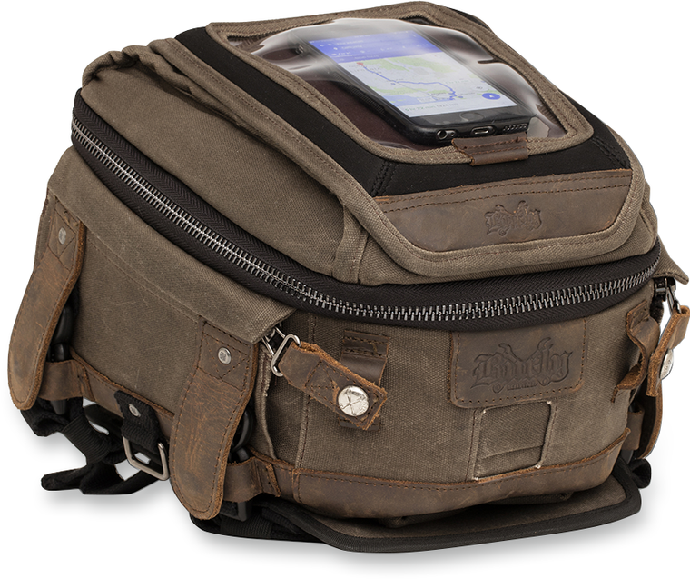 Burly Brand - Tank Tail Bag - Dark Oak - Voyager Tank/Tail Bag - B15-1010D Burly Brand - Tank Tail Bag - Dark Oak - Voyager Tank/Tail Bag - B15-1010D